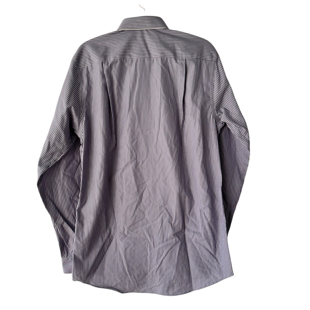 Awearness Kenneth Cole Non-Iron Slim Fit Striped Dress Shirt Tall 16 36/37 - Picture 2 of 6